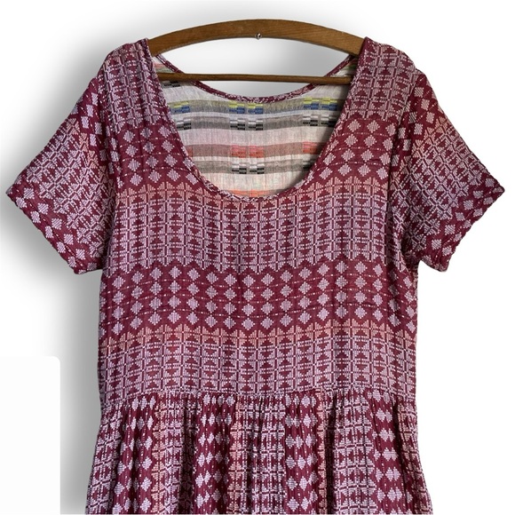 ❤️ SOLD ❤️ ace&jig Laurel Dress in Sable / Spree Large Midi - Picture 5 of 11